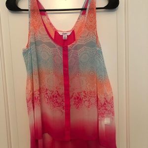 Candies sheer tank top